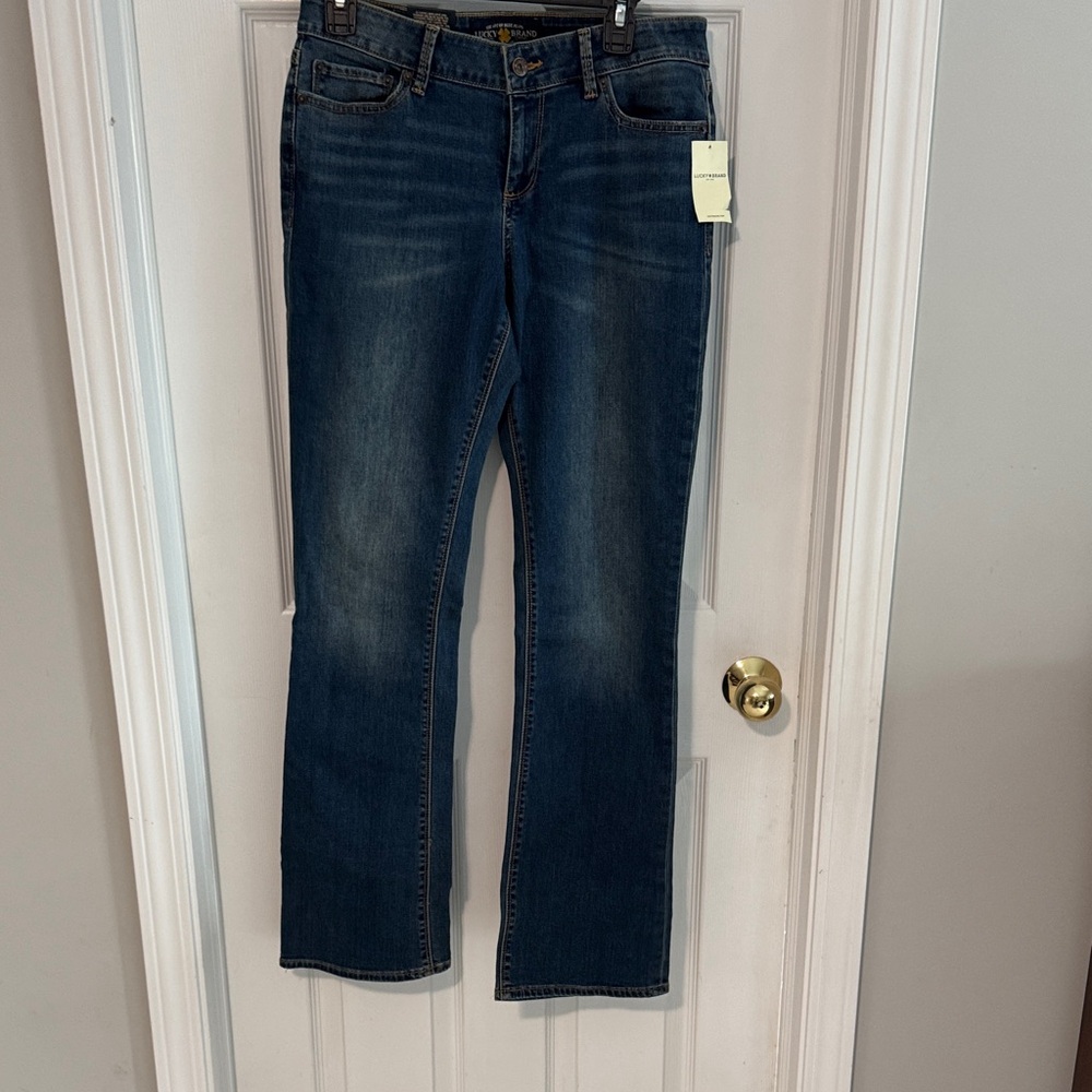 Luck Dark Wash Women's Bootcut Jeans - Lolita Boot Mid Rise Curvy Fit 8/29